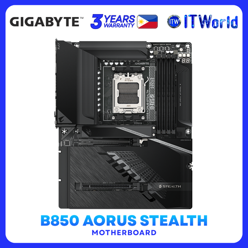 [GA-B850-A-STEALTH] GIGABYTE B850 AORUS STEALTH AM5 DDR5 PCIe 5.0 ATX Motherboard GA-B850-A-STEALTH