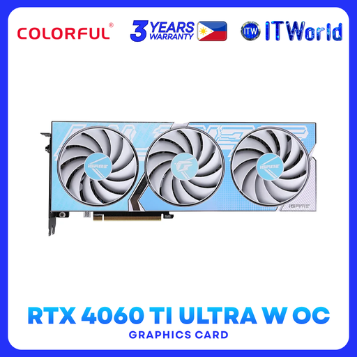 [RTX 4060 Ti Ultra W OC 8GB-V] iGame GeForce RTX 4060 Ti Ultra W OC 8GB-V Gaming Graphics Card itw