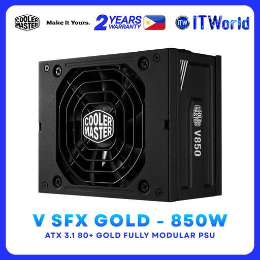 [MPY-8501-SFHAGV-3EUS] Cooler Master V SFX Gold 850 ATX 3.1 80+ Gold Fully Modular PSU MPY-8501-SFHAGV-3EUS itw