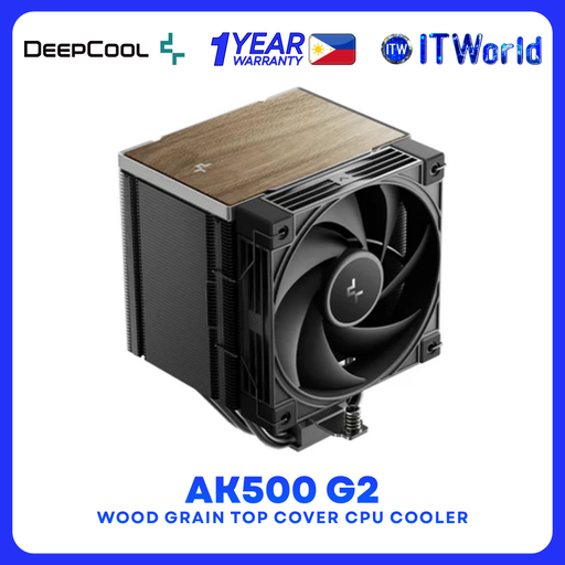 [R-AK500G2-BKNNMN-GJD-1] DeepCool AK500 G2 Wood Grain CPU Air Cooler R-AK500G2-BKNNMN-GJD-1