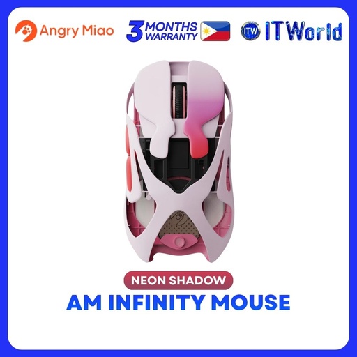 [AM Infinity Mouse NS] Angry Miao AM Infinity Mouse Neon Shadow | 30,000 DPI / 8K Polling / Magnesium Alloy Frame