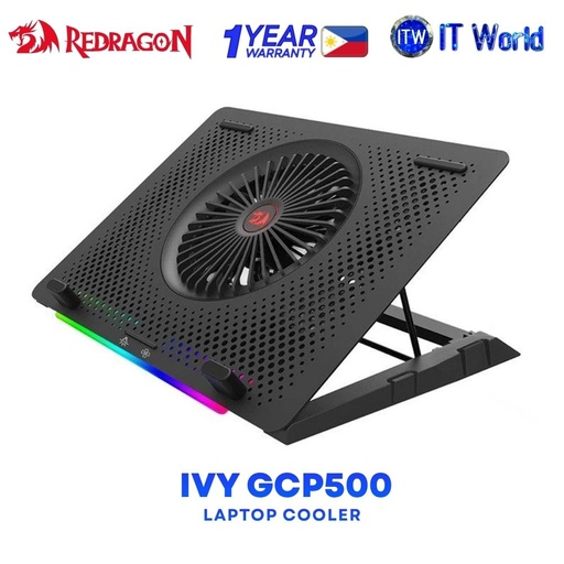 [GCP500] Redragon Ivy GCP500 Gaming Laptop Cooler - Black