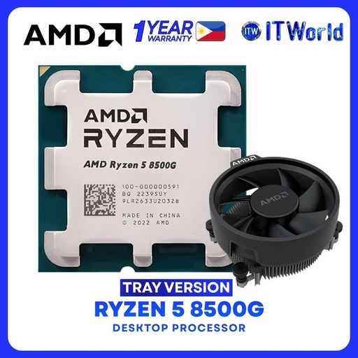 [R5 8500G MPK 1Y] AMD Ryzen 5 8500G 6Cores 12Threads Desktop Processor - Tray Type Version