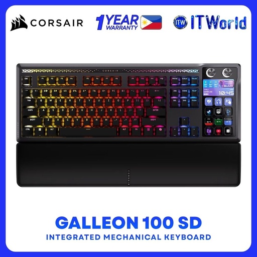 [CS-CH-912A31I-NA] CORSAIR GALLEON 100 SD Mechanical Keyboard w/ Stream Deck 8000Hz MLX Pulse CS-CH-912A31I-NA