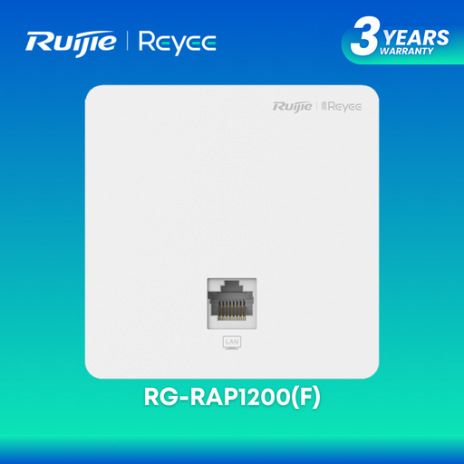 [RG-RAP1200(F)] Ruijie Reyee RG-RAP1200(F) Wi-Fi 5 1267Mbps Indoor Wall-Mounted Access Point