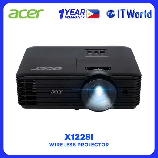 [MR.JTV11.007] Acer X1228i Wireless Projector 4800 ANSI Lumens WUXGA HDMI Built-in Speaker Wireless MR.JTV11.007