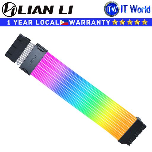[G89.PW24-1W-T.00] Lian Li Extension Cable Strimer Wireless 24P with Controller Lightning Effects (PW24-1W-T)