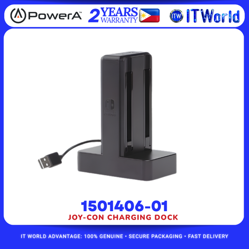 [1501406-02] PowerA Joy Con Charging Dock 4-Slot Charging for Nintendo Switch