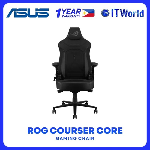 [ROG-COURSER-CORE-SL302C] ASUS ROG Courser Core Gaming Chair - Recline 155° / 4D Armrest / Black / SL302C