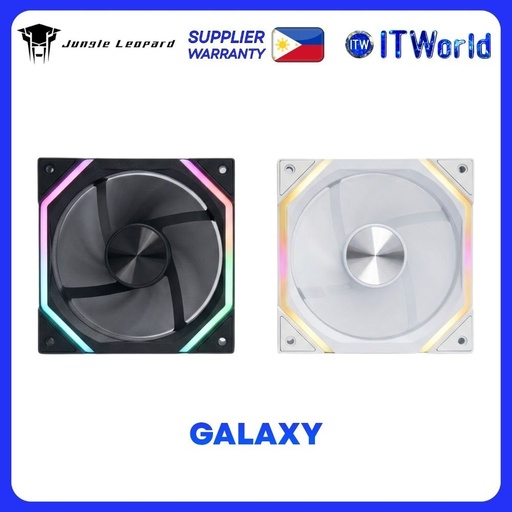 Jungle Leopard Galaxy 120mm ARGB PWM Fan Single 62.36CFM 2000RPM itw