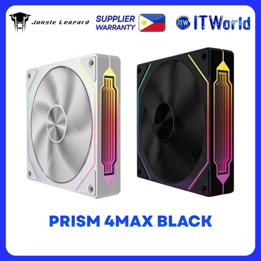 Jungle Leopard Prism 4MAX 5-in-1 ARGB Fan 120mm PWM 58.36CFM itw (Black)