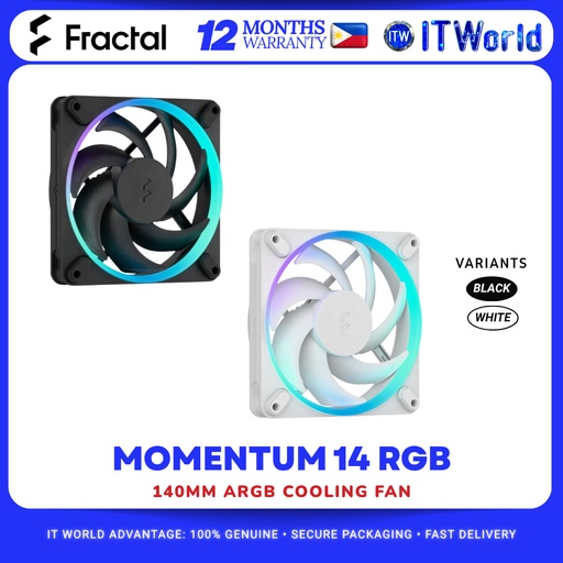 Fractal Design Momentum 14 RGB  140mm ARGB Cooling Fan itw