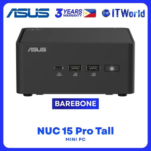[RNUC15CRHU500000I] ASUS NUC 15 Pro Tall Core Ultra 5 225H AI Barebone Mini PC WiFi 7 2.5G RNUC15CRHU500000I itw