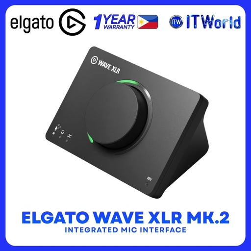 [EL-10MAN9901] Elgato Wave XLR MK.2 Integrated Mic Interface