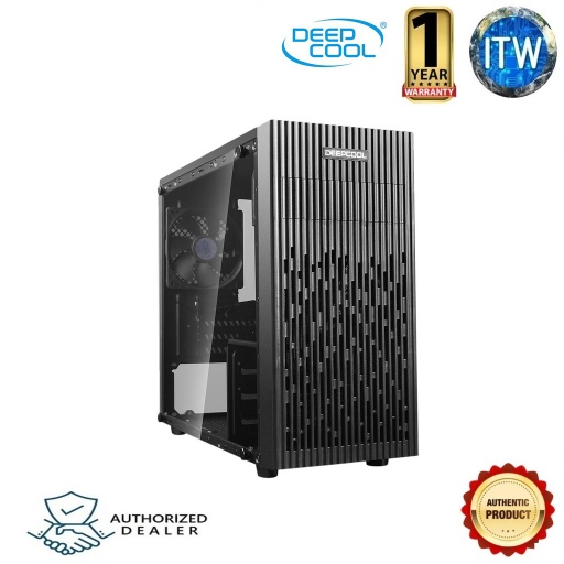 [DEEPCOOL DP-MATX-MATREXX30] DEEPCOOL MATREXX 30 Tempered Glass Mini-Tower Micro-ATX PC Case (Black)