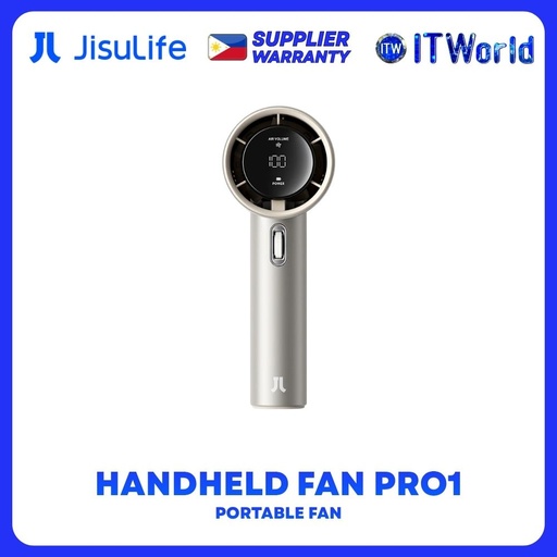 [HANDHELD FAN PRO1] JisuLife Handheld Fan Pro1 Portable Fan 3600mAh 15000RPM LED Display itw
