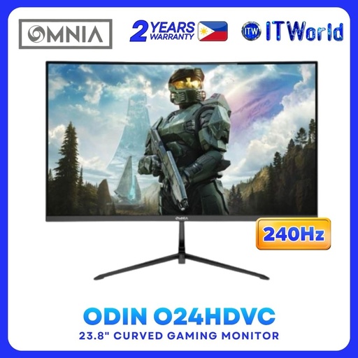 [O24HDVC] OMNIA ODIN O24HDVC 23.8" Curved Gaming Monitor FAST IPS FHD 240Hz OD 5ms O24HDVC itw