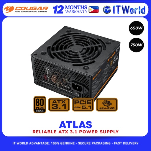 Cougar ATLAS Series – ATX 3.1 80+ Bronze PSU Desktop itw