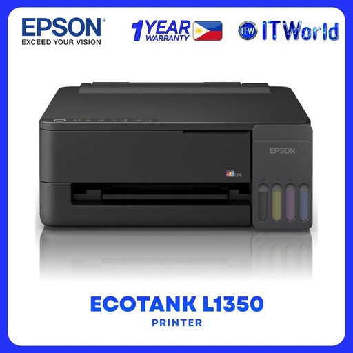 [L1350] Epson EcoTank L1350 A4 Wi-Fi Ink Tank Printer