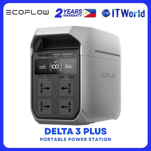 [ECOFLOW DELTA 3 PLUS] EcoFlow Delta 3 Plus Portable Power Station