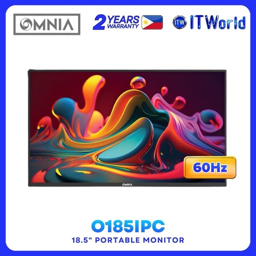 [O185IPC] OMNIA O185IPC 18.5" Portable Monitor Fast IPS FHD 1920x1080 60Hz