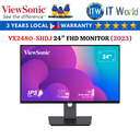 Viewsonic VX2480-SHDJ 24" 1920x1080 (FHD), 75Hz, IPS, 4ms, Flicker-free Monitor (2023 Model)