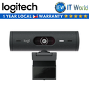 Logitech Brio 500 FHD 1080p webcam w/ Light Correction and Auto-Framing (Graphite/Off-White)