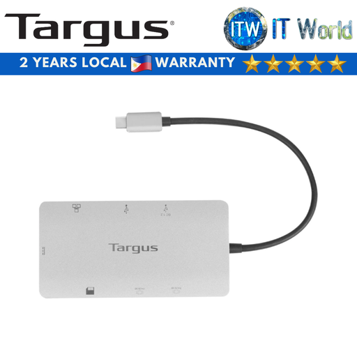 [DOCK423AP-52 SILVER] ITW | Targus Dock423 Silver USB-C Dual HDMI 4K Docking Station (DOCK423AP-52 SILVER)