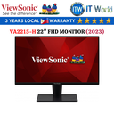 Viewsonic VA2215-H / 22" FHD / VA / Flicker-free Monitor (2023 Model) (75Hz/100Hz) (75Hz)