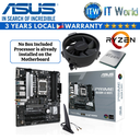AMD Ryzen 5 7500F (Tray type) Desktop Processor with Asus Prime B650M-A Wifi Motherboard Bundle