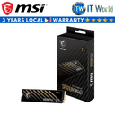 MSI Spatium M461 PCIe 4.0 NVMe M.2 Internal SSD (2TB)