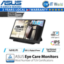 Asus ZenScreen MB166B / 16" FHD / 60Hz / IPS / 25ms (Tr+Tf) / Anti-Glare Portable Monitor