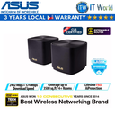 Asus ZenWifi XD5 AX3000 Dual-Band Mesh Wifi 6 System Router - (2-Pack) Black