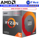 AMD Ryzen 5 3400G 4-Cores, 8-Threads Desktop Processor