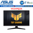 Asus TUF Gaming VG249Q3A / 24" FHD / 180Hz / IPS / 1ms / Flicker-free Gaming Monitor