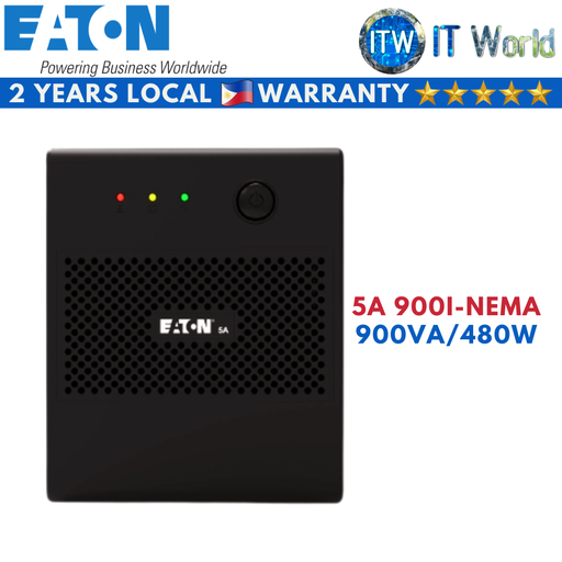 [5A 900I-NEMA] Eaton 5A 900I-NEMA 900VA/480W Tower Single-Phase Line Interactive UPS (5A 900I-NEMA)