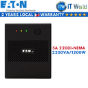 Eaton 5A 2200I-NEMA 2200VA/1200W Tower Single-Phase Line Interactive UPS