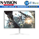 Nvision N2455 / 23.8" (1920 x 1080) / 75Hz / IPS / Frameless Gaming Monitor (White)