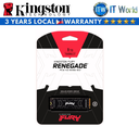 Kingston Fury Renegade PCIe 4.0 NVMe M.2 2280 Internal SSD (1TB)