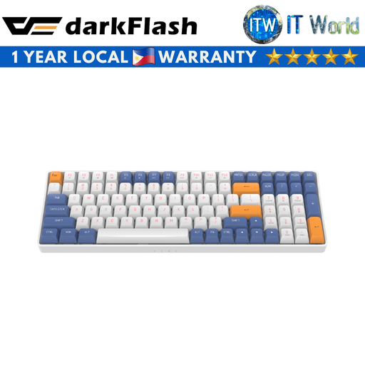 [DF-GD100-STARRY BLUE] Darkflash GD100 Starry Blue Dual-Mode Connectivity Mechanical Keyboard (Yellow Switch)