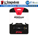 Kingston Fury Renegade PCIe 4.0 NVMe M.2 2280 Internal SSD (2TB/4TB)