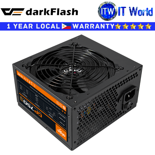 [DARKFLASH GP750] Itw | Darkflash PSU 750W Power Supply Unit GP750 80+ Bronze Non-Modular Low Ripple Noise