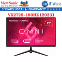 Viewsonic VX2728 / 27" 1920x1080 (FHD) / IPS / 0.5ms Flicker-free Gaming Monitor (2023 Model)