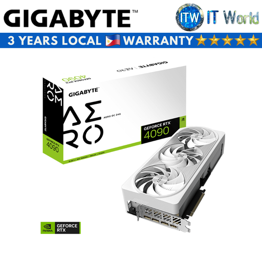[GV-N4090AERO OC-24GD] Gigabyte Geforce RTX 4090 Aero OC 24GB GDDR6X Graphic Card (GV-N4090AERO OC-24GD)