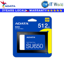 Adata 512GB SSD 2.5" 3D NAND Ultimate SU650