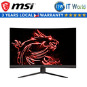 MSI G32CQ4 E2 - 31.5" (2560 x 1440WQHD / 170Hz / VA / 1ms (MPRT) / 1500R Curved Gaming Monitor