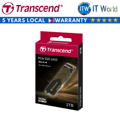 [TS2TMTE245S] Transcend 245S M.2 2280 NVMe PCIe Gen4 x4 Internal SSD (1TB | 2TB) (2TB) (2TB)