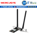 Mercusys AX3000 Dual-Band Wi-Fi 6 Bluetooth PCI Express Adapter(MA80XE)
