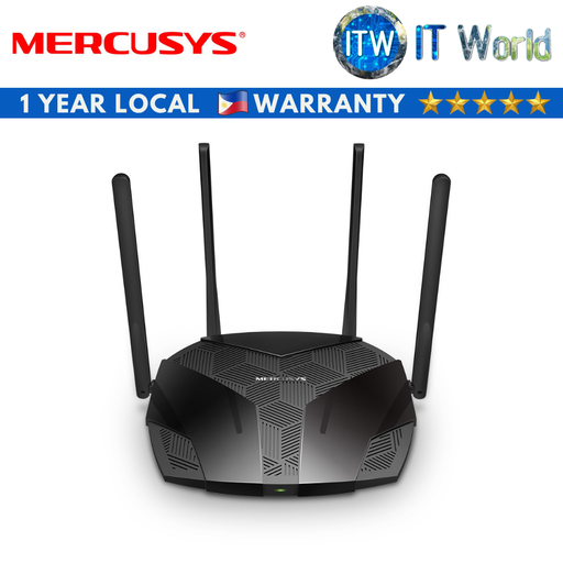 [MR80X] Mercusys AX3000 Dual-Band Wi-Fi 6 Router (MR80X)