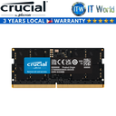 Crucial 16GB DDR5-5600Mhz CL46 Unbuffered SODIMM Laptop Memory (CT16G56C46S5)